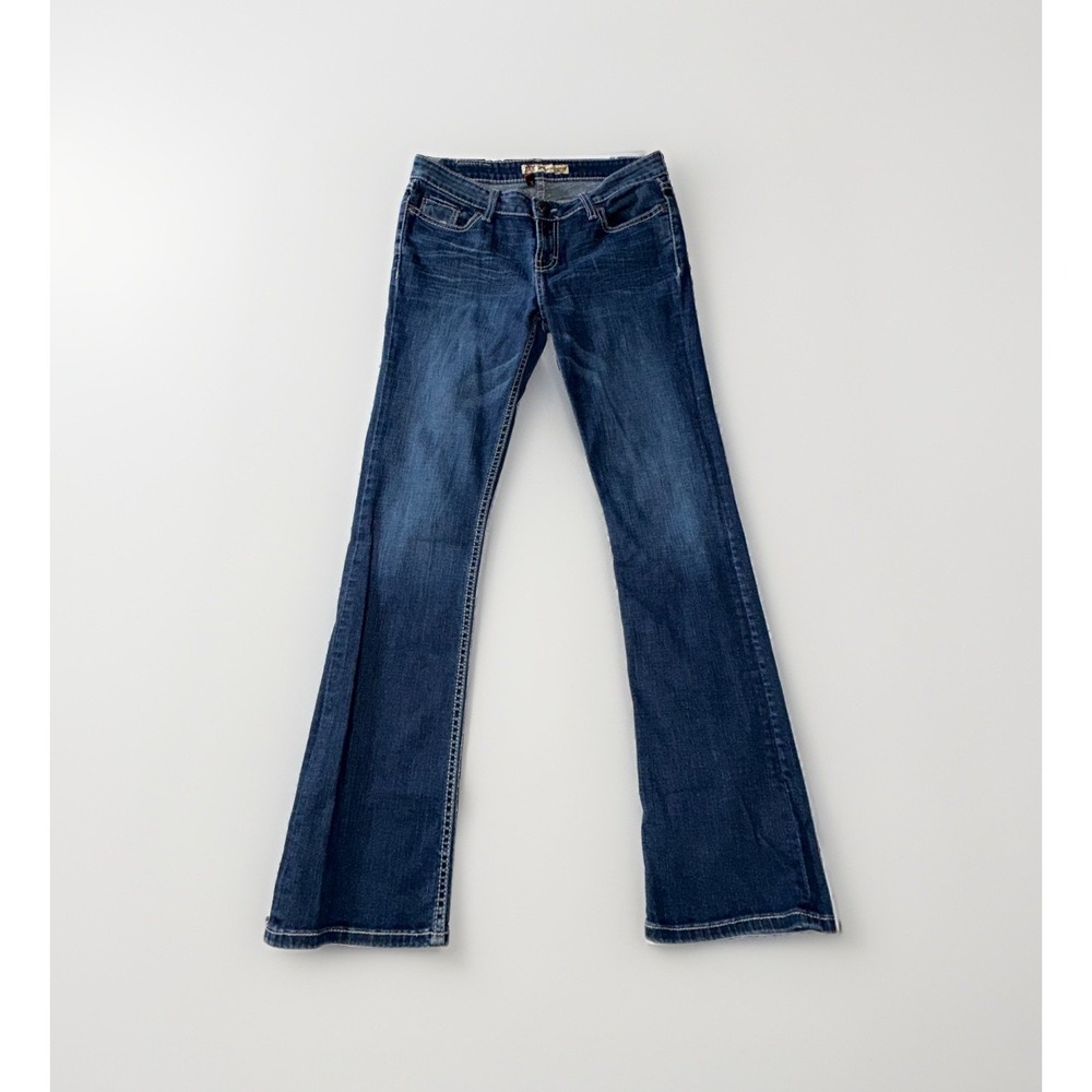 BKE Sabrina Bootcut Jeans Women's Size 29 Mid-Rise 31x33 Embroidered Pockets